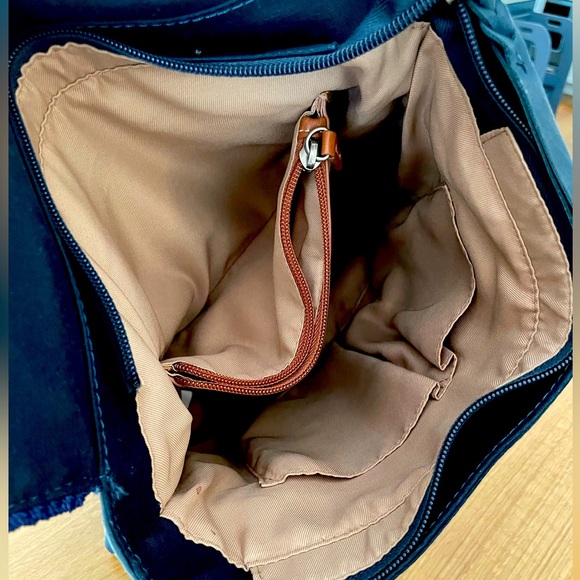 The SAK Leather Backpack Purse Teal - Picture 3 of 6